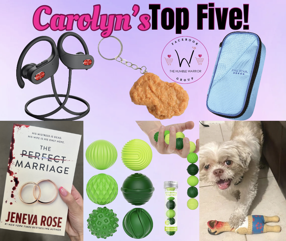 Carolyn’s Top Five!